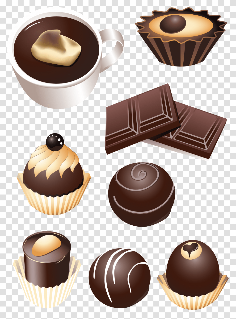 Chocolate, Food, Dessert, Sweets, Fudge Transparent Png