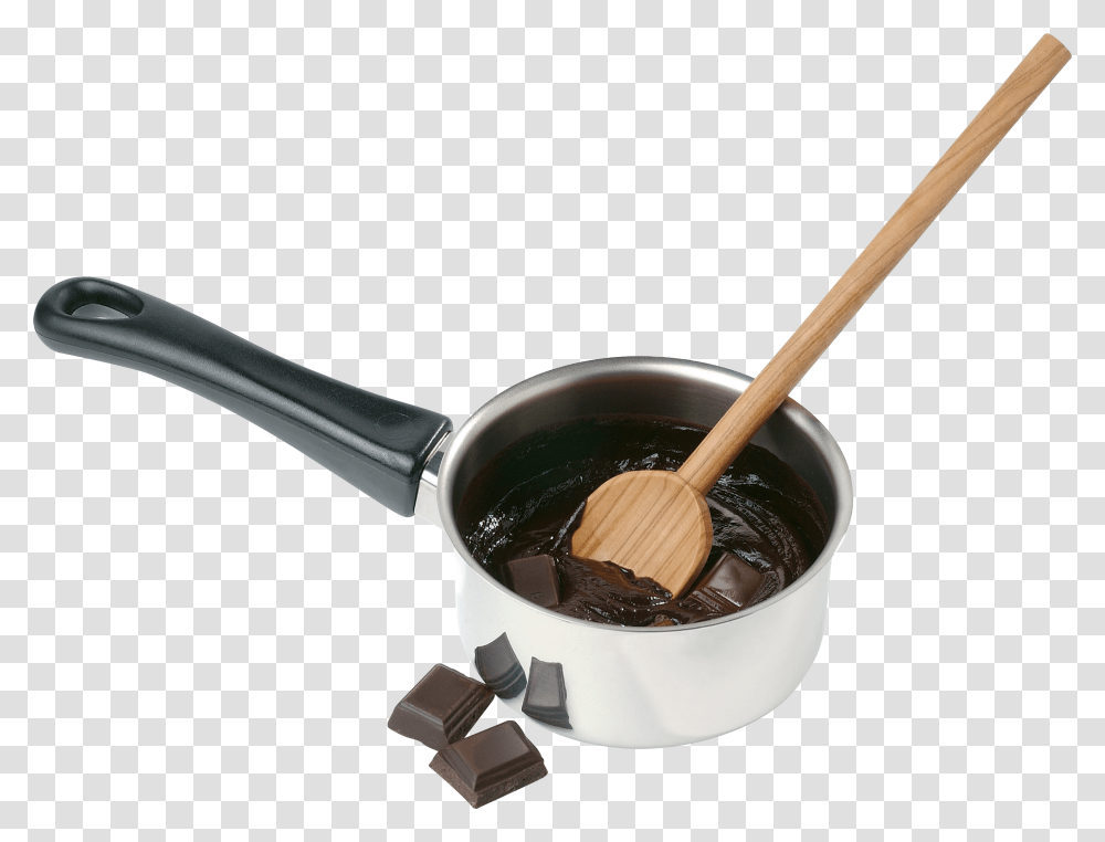 Chocolate, Food, Pot, Spoon, Cutlery Transparent Png