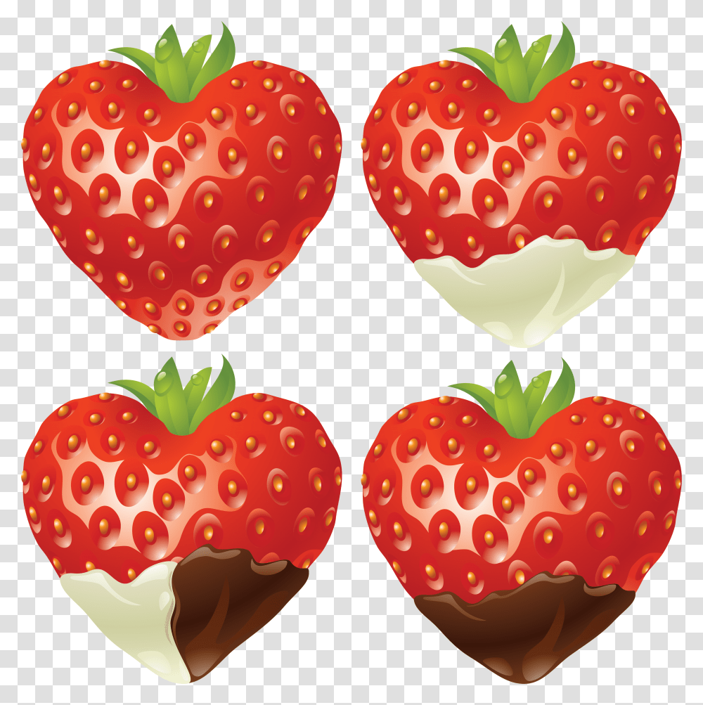 Chocolate, Food, Strawberry, Fruit, Plant Transparent Png