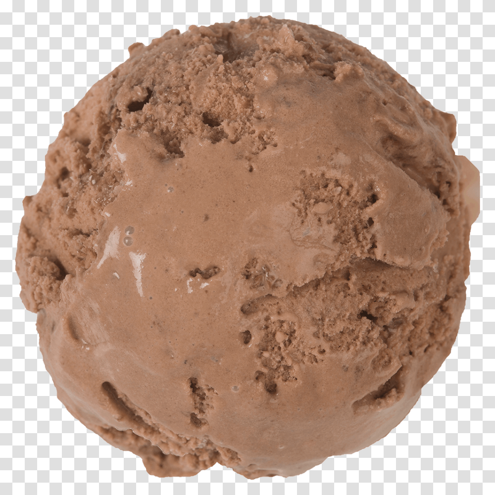 Chocolate Ice Cream Chocolate Fudge Brownie Ice Cream Scoop, Rock, Fungus, Soil, Food Transparent Png