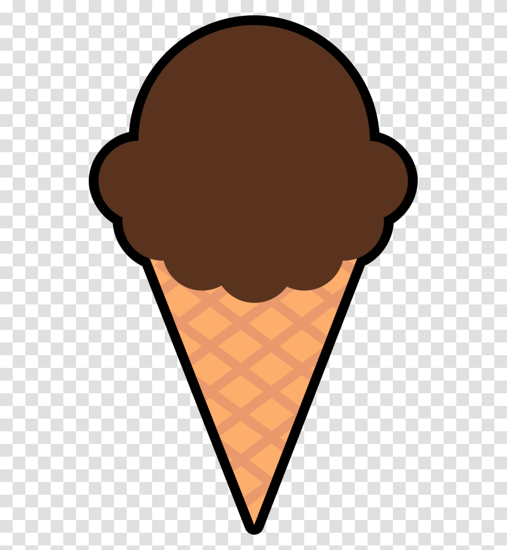Chocolate Ice Cream Clipart Cone, Dessert, Food, Creme, Person Transparent Png