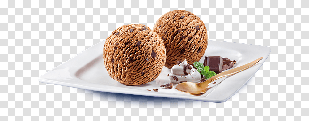 Chocolate Ice Cream Plate, Dessert, Food, Creme, Meal Transparent Png