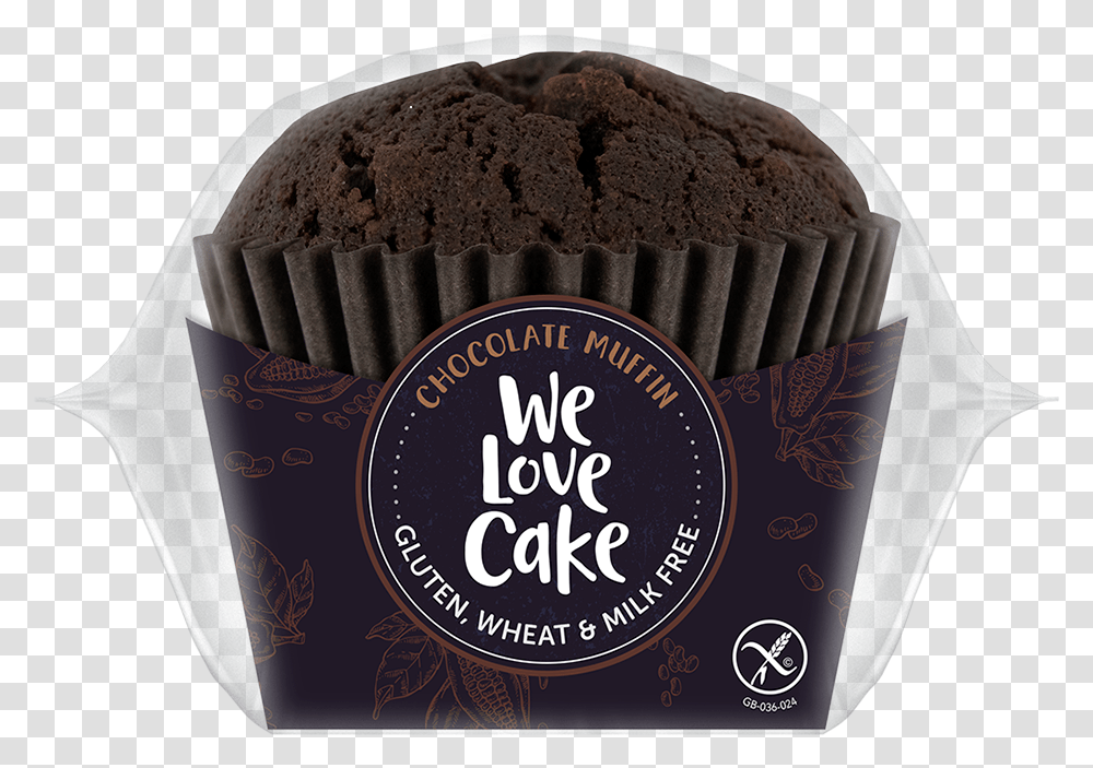 Chocolate Muffin By We Love Cake Gluten Wheat & Milk Free Chocolate Cake, Cupcake, Cream, Dessert, Food Transparent Png