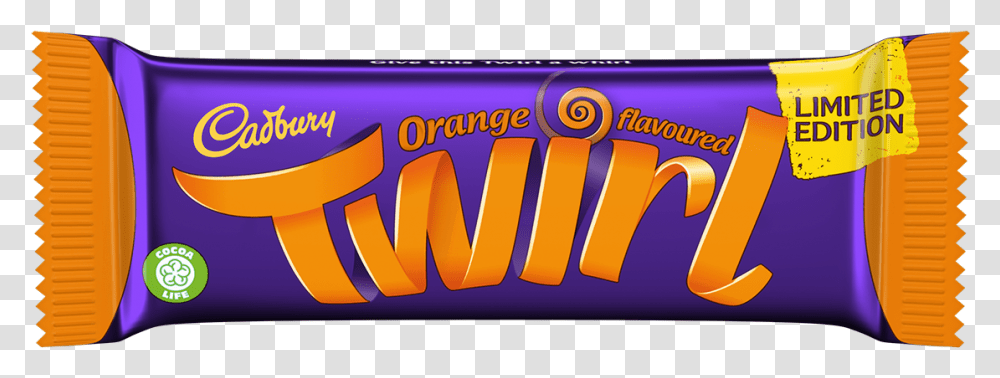 Chocolate Orange Twirl Launches In Shops Today For 65p Cadburys Chocolate Orange Twirl, Word, Text, Alphabet, Food Transparent Png
