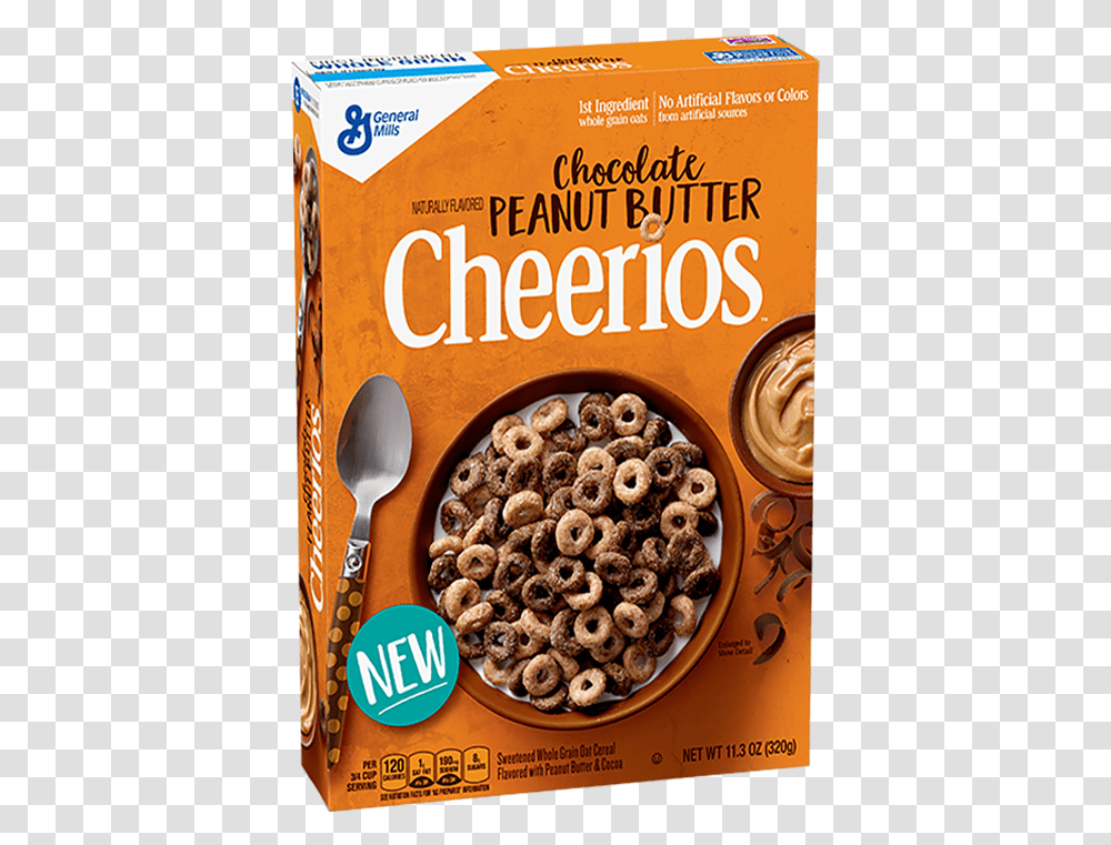 Chocolate Peanut Cheerios, Spoon, Advertisement, Poster, Flyer Transparent Png