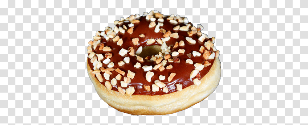 Chocolate Peanut Doughnut, Birthday Cake, Dessert, Food, Pastry Transparent Png