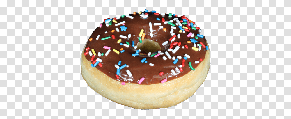 Chocolate Sprinkle Ciambella, Birthday Cake, Dessert, Food, Pastry Transparent Png