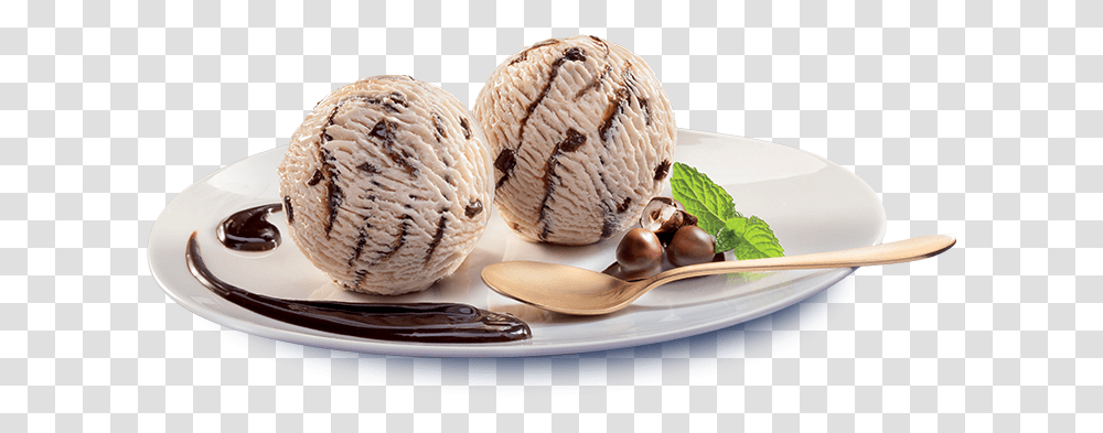 Chocolate Vanilla Ice Cream, Dessert, Food, Creme, Spoon Transparent Png