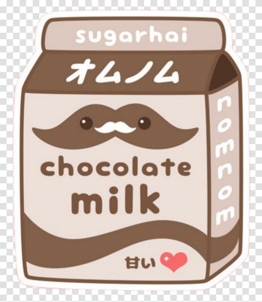 Chocolatemilk Kawaii Chocolate Brownaesthetic Chocolateaesthetic, Food, Plant, Tin, Can Transparent Png