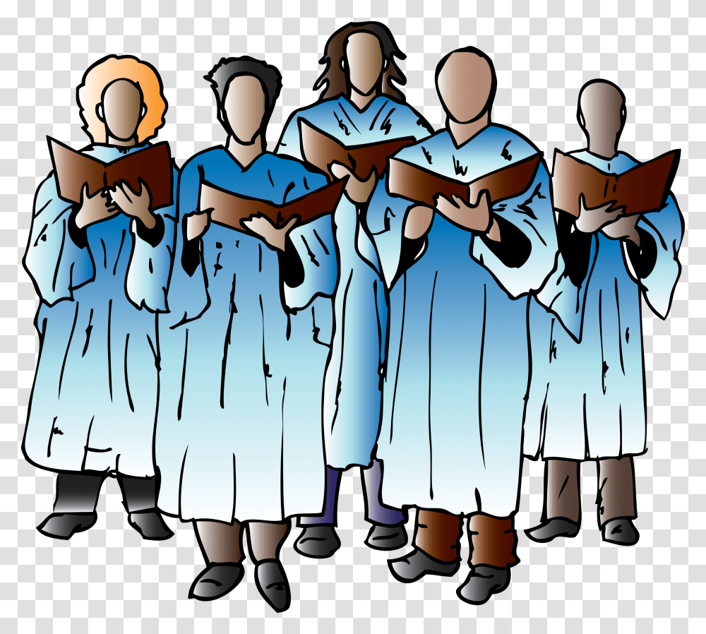 Choir Clip Art, Person, Crowd, Huddle, People Transparent Png