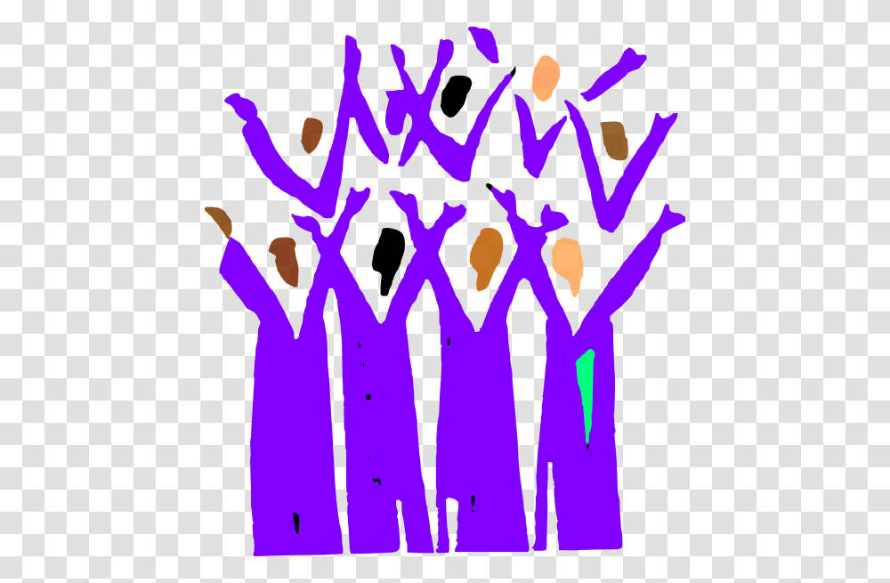 Choir Clipart Gospel Choir Gospel Choir Clipart, Hand, Crowd, Paper Transparent Png