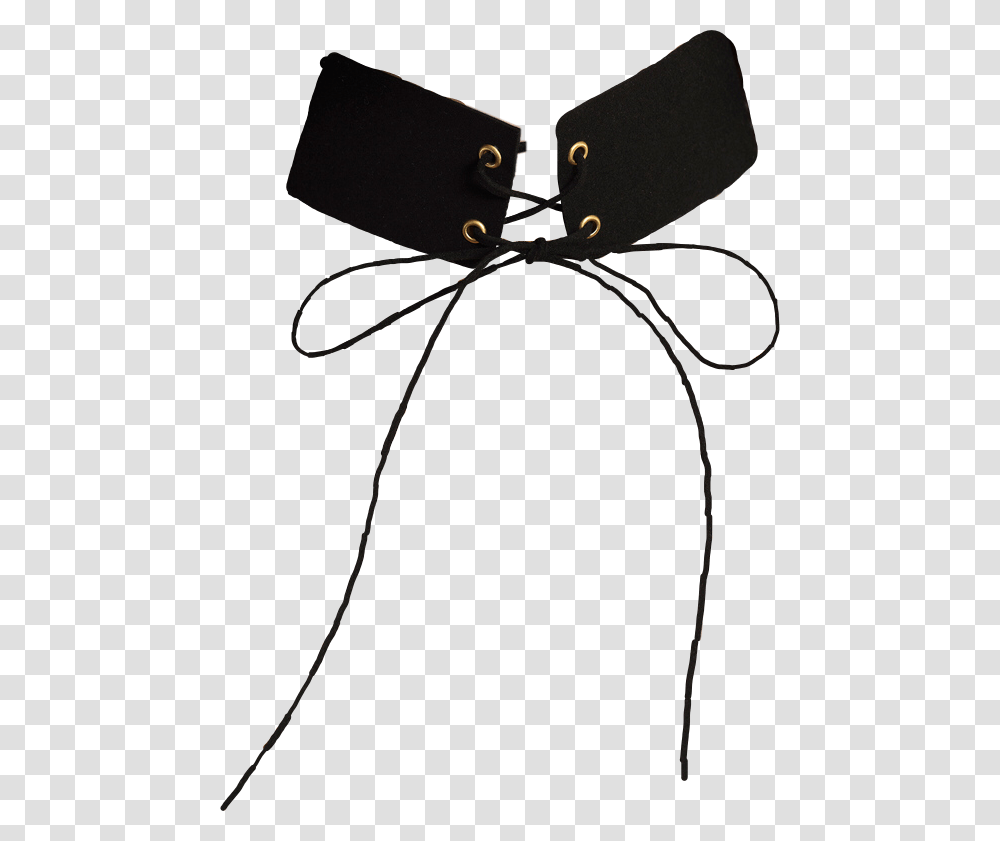 Choker Black Lace Necklaces Freetoedit Headband, Apparel, Hat, Bow Transparent Png