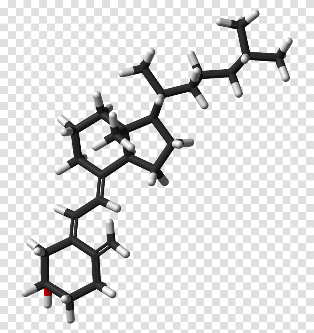 Cholecalciferol Vitamin D3 From Xtal 3d Sticks Vitamin D Molecule, Cross, Network Transparent Png