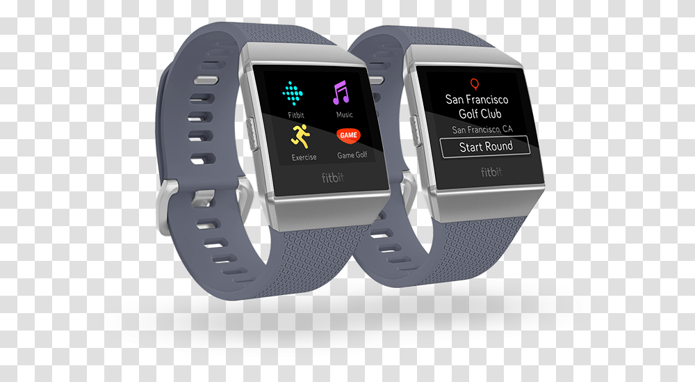Choose From Courses Globally Fitbit Ionic Watch 2019, Wristwatch, Mobile Phone, Electronics, Cell Phone Transparent Png