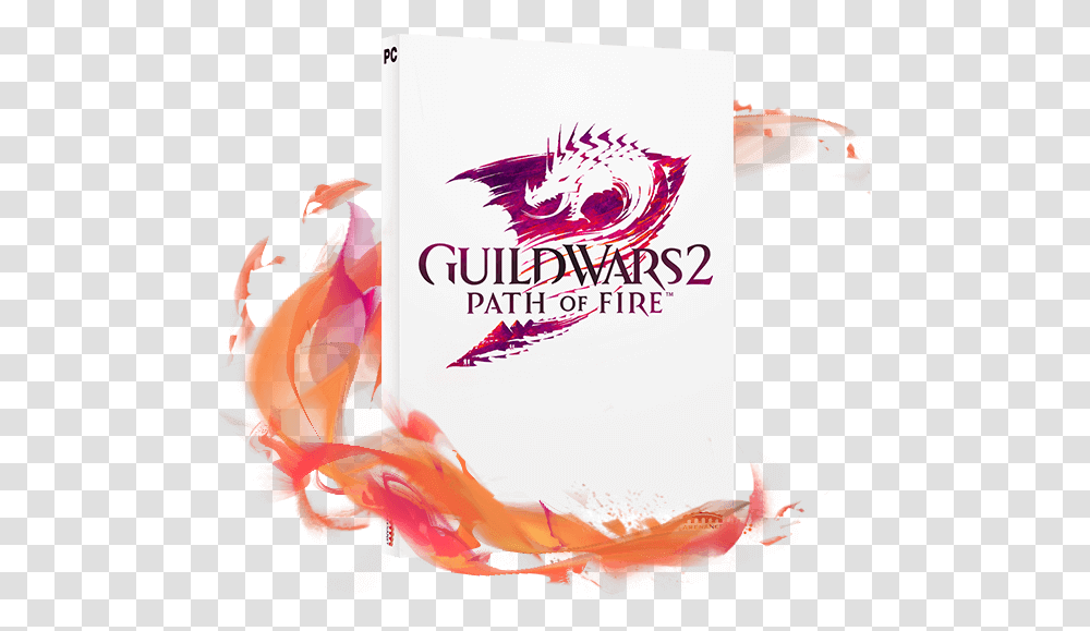 Choose Your Favorites With Black Lion Gw2 Path Of Fire Logo, Bottle, Poster, Advertisement, Paper Transparent Png