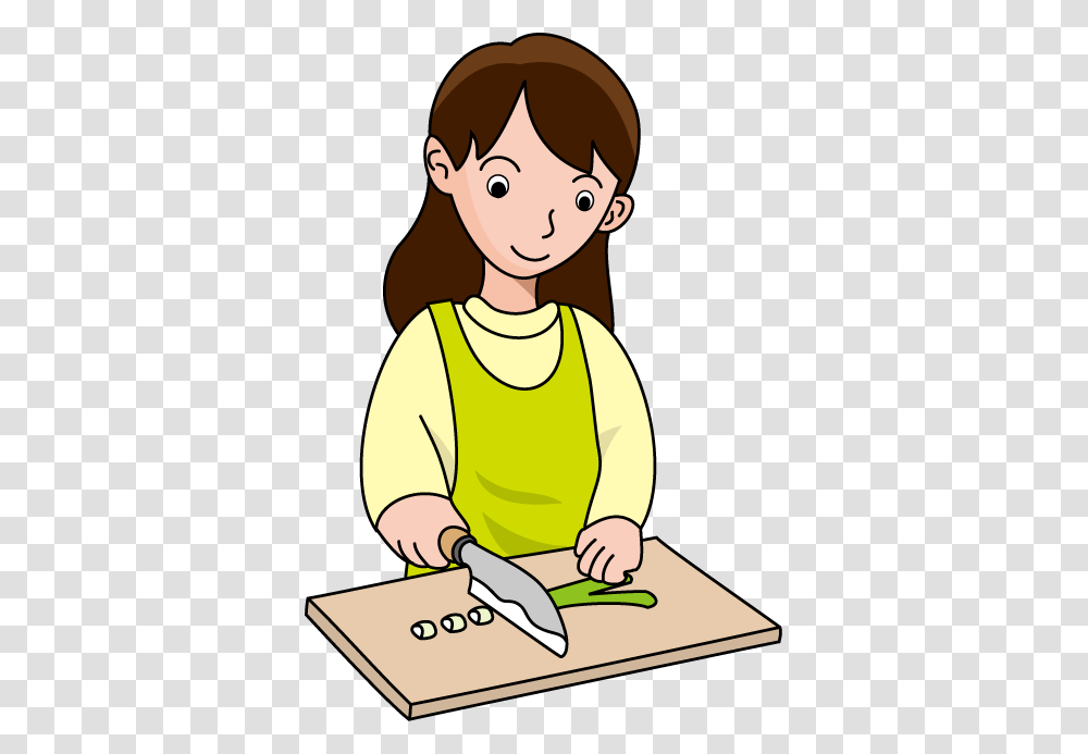 Chop Cliparts, Girl, Female, Drawing, Arm Transparent Png