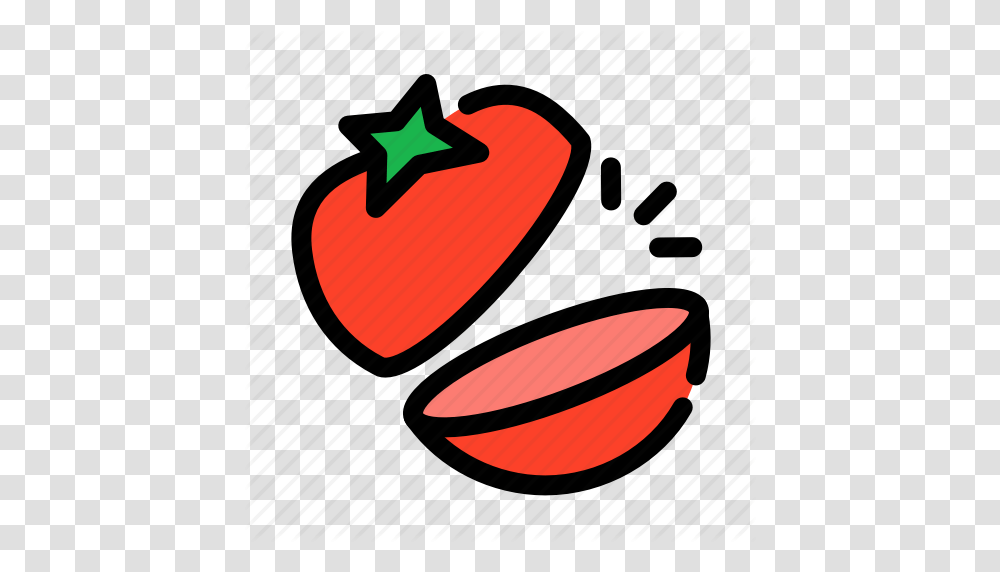 Chop Cooking Food Slice Tomato Vegetables Icon, Heart, Plant, Bowl Transparent Png