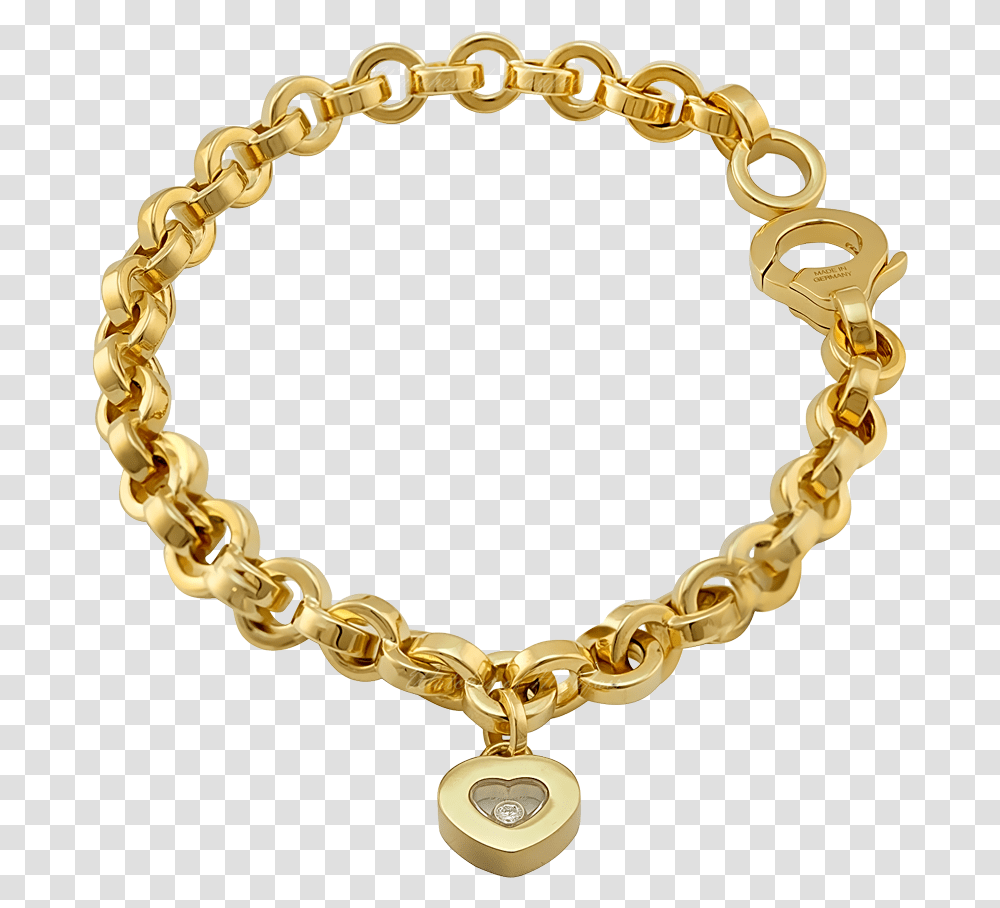 Chopard Happy Diamonds Icons Yellow Gold Bracelet 853468 0001, Jewelry, Accessories, Accessory, Chain Transparent Png