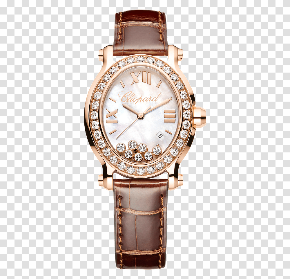 Chopard Oval Happy Sport, Wristwatch, Clock Tower, Architecture, Building Transparent Png