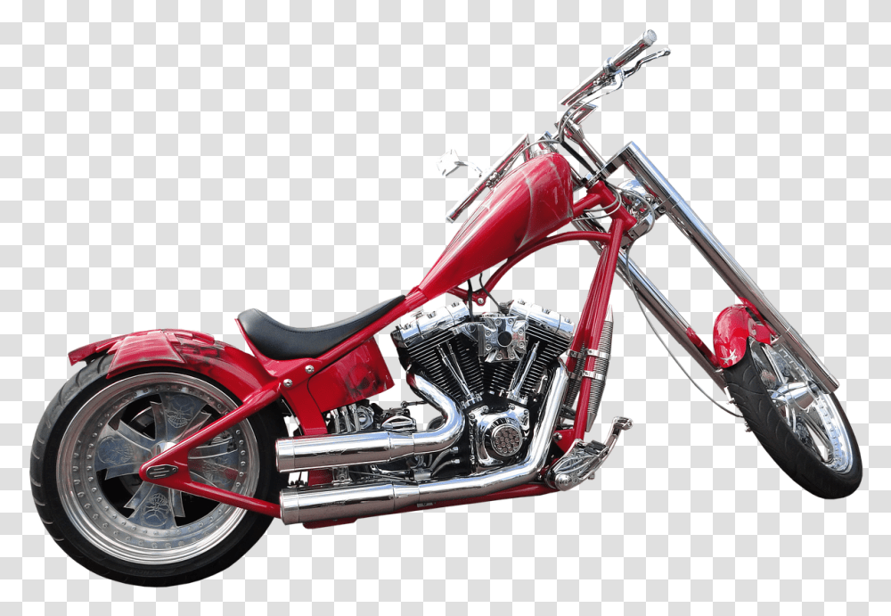 Chopper, Machine, Motorcycle, Vehicle, Transportation Transparent Png