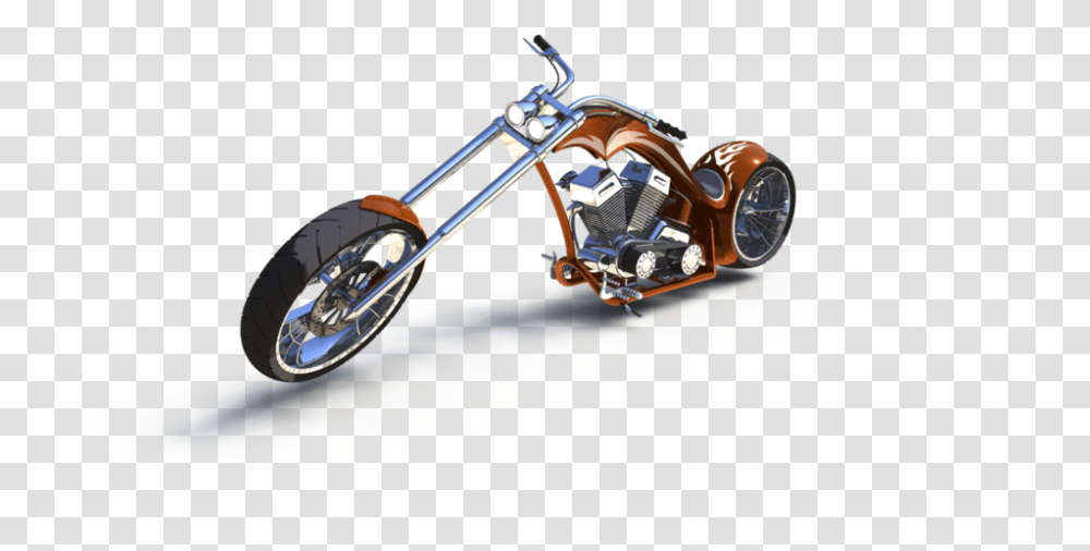 Chopper Motorcycle Chopper Bike, Machine, Vehicle, Transportation, Spoke Transparent Png