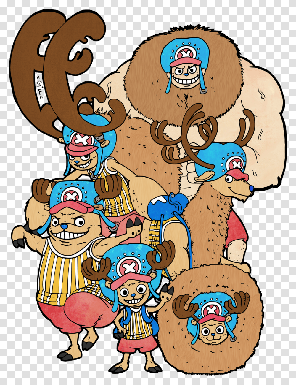 Chopper Time Skip Forms One Piece Chopper All Points, Doodle, Drawing, Leisure Activities Transparent Png
