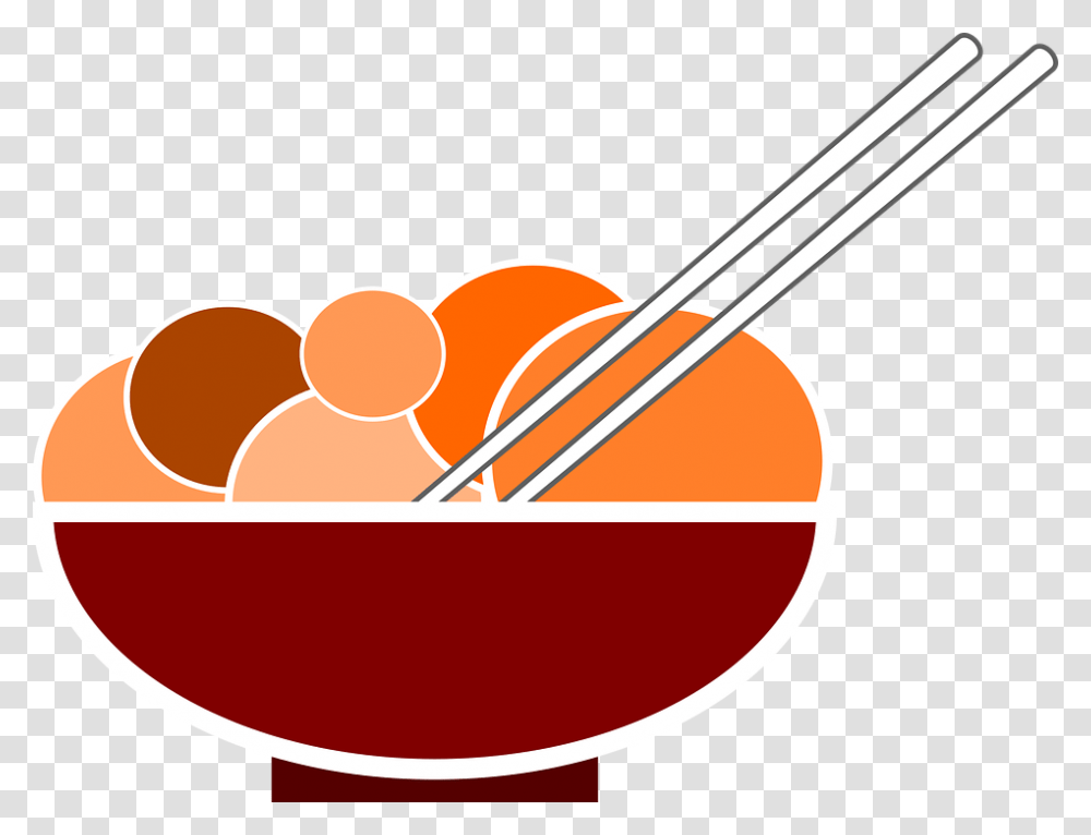 Chopsticks Clipart Chinese Food Chinese Dish Clip Art, Bowl, Soup Bowl, Musical Instrument Transparent Png