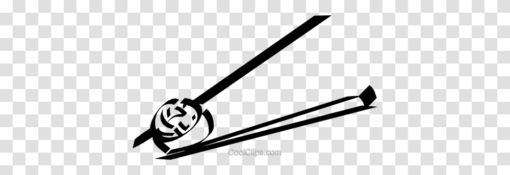Chopsticks With Food Royalty Free Vector Clip Art Illustration, Utility Pole, Arrow, Tool Transparent Png