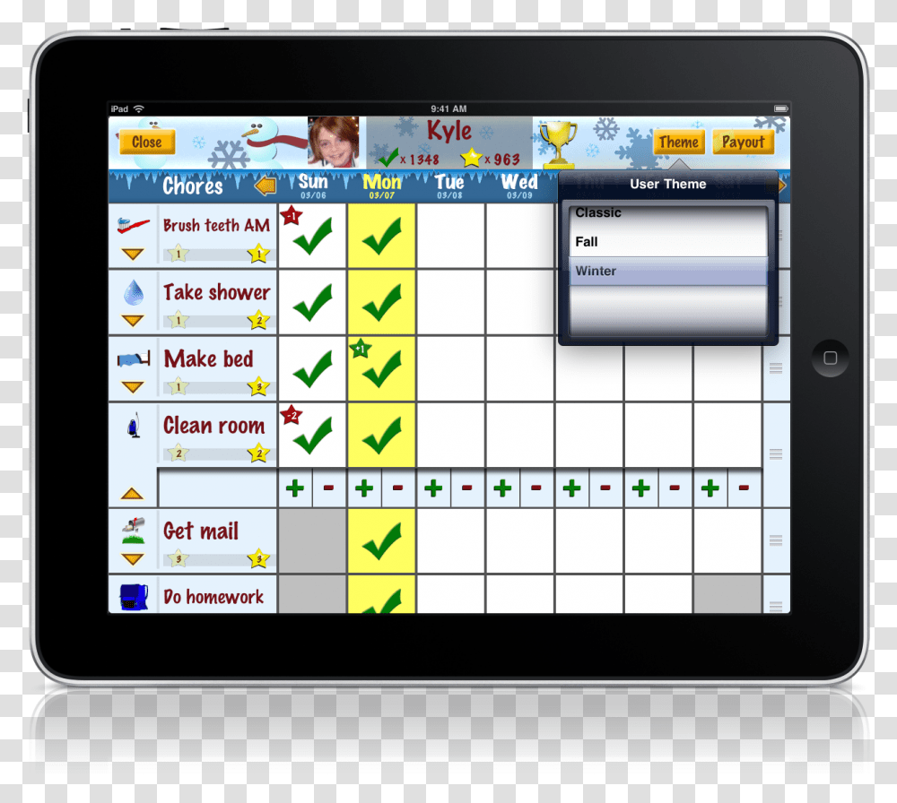 Chore Charts For Kids, Tablet Computer, Electronics, Person, Human Transparent Png