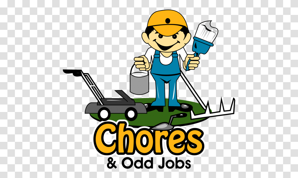 Chores And Odd Jobs, Tool, Cleaning, Lawn Mower Transparent Png