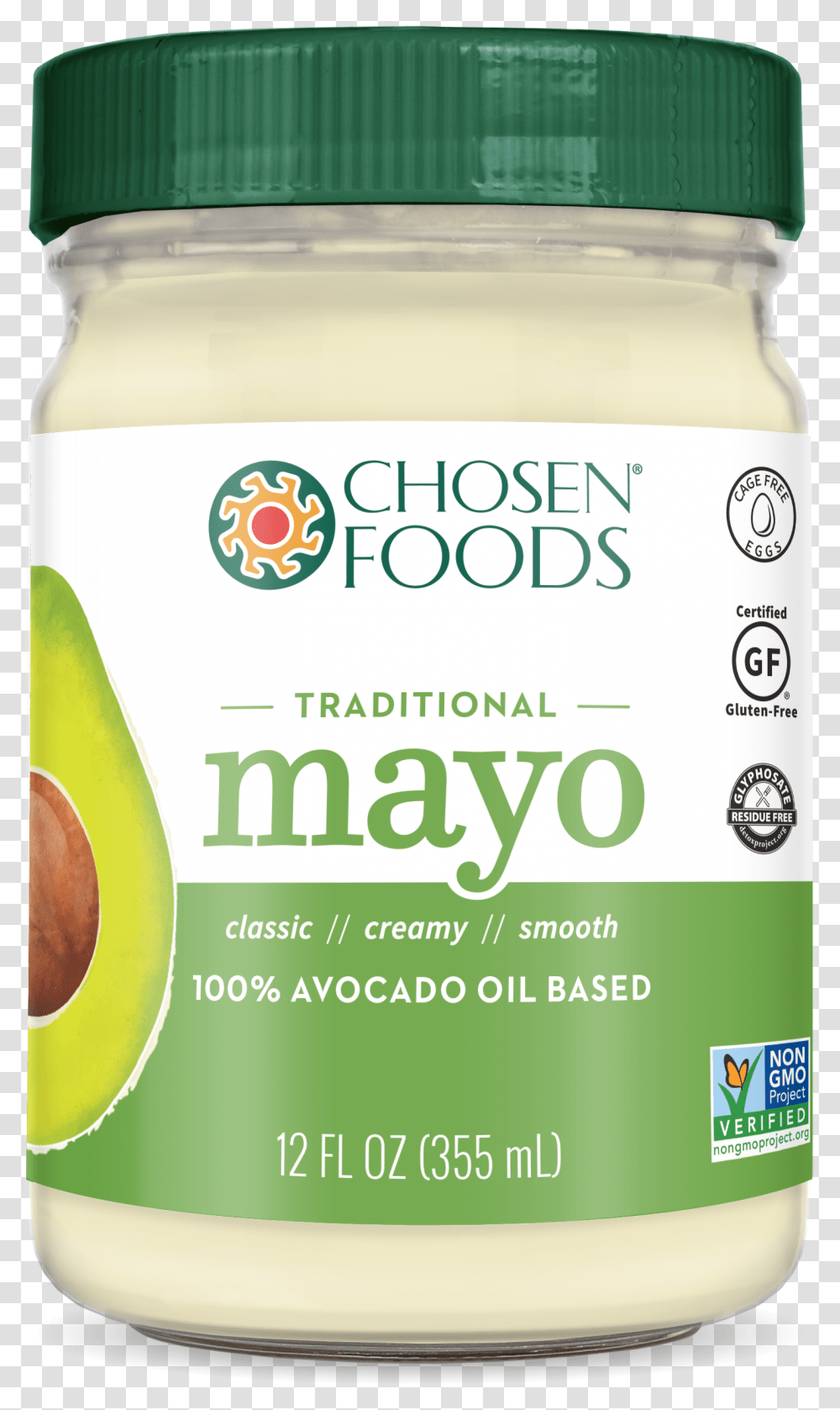 Chosen Vegan Avocado Mayo, Mayonnaise, Food, Plant, Vase Transparent Png
