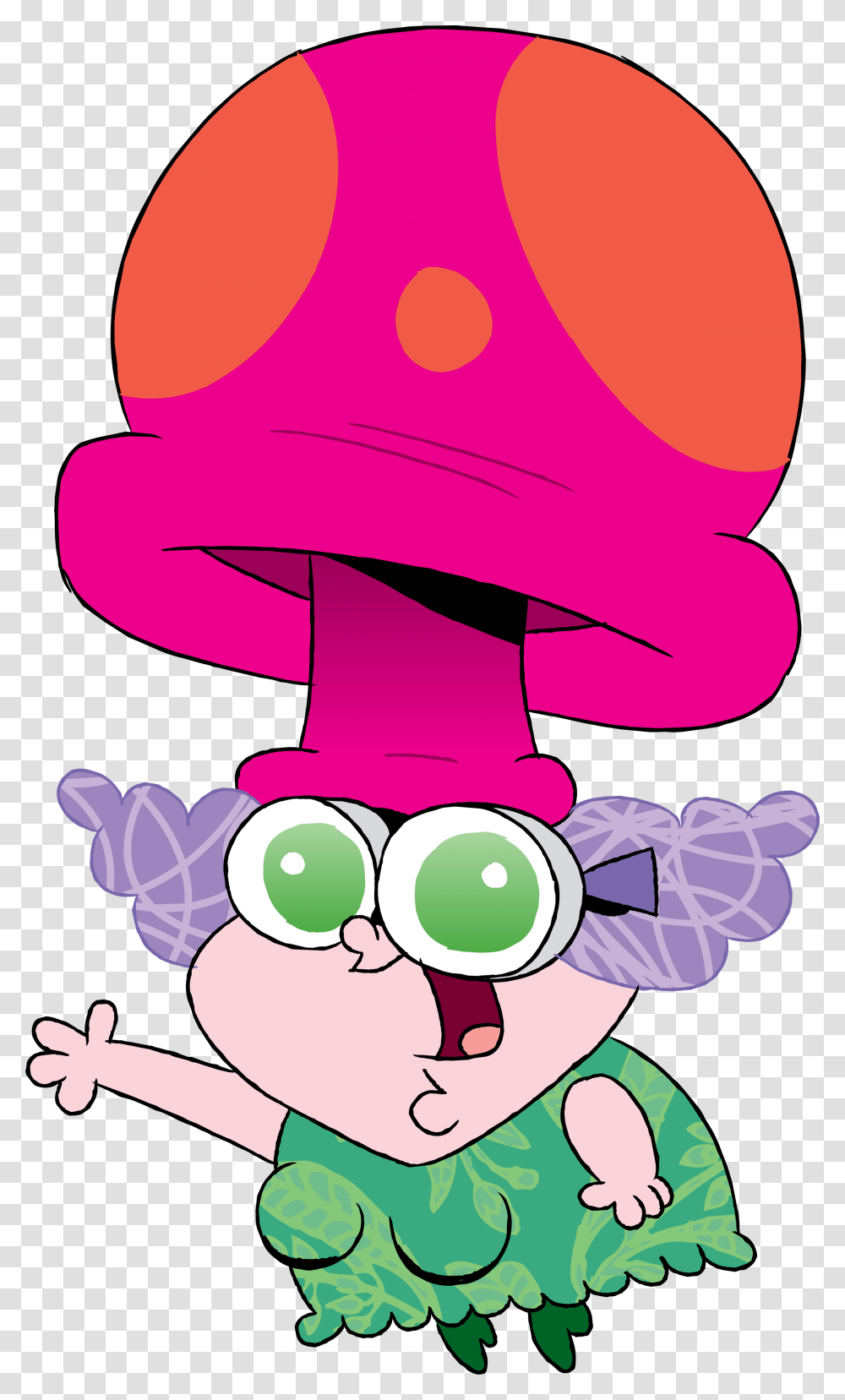 Chowderpedia Chowder Mushroom Lady, Apparel, Hat Transparent Png