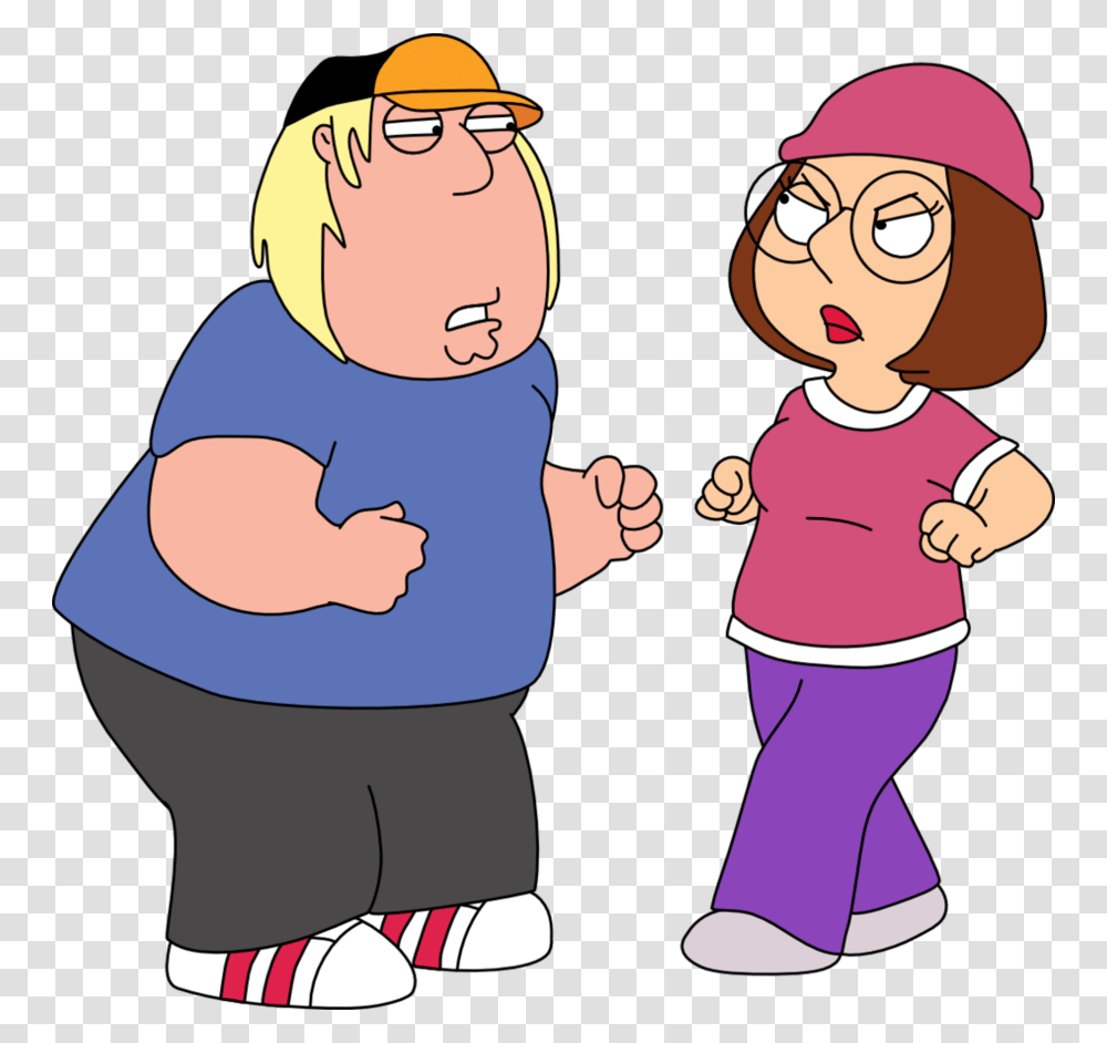 Chris And Meg Fighting Angry Chris Family Guy, Person, Human, Hand, People Transparent Png