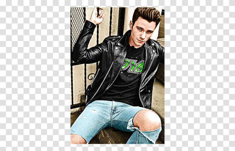 Chris Colfer 2016 Photoshoot, Apparel, Jacket, Coat Transparent Png