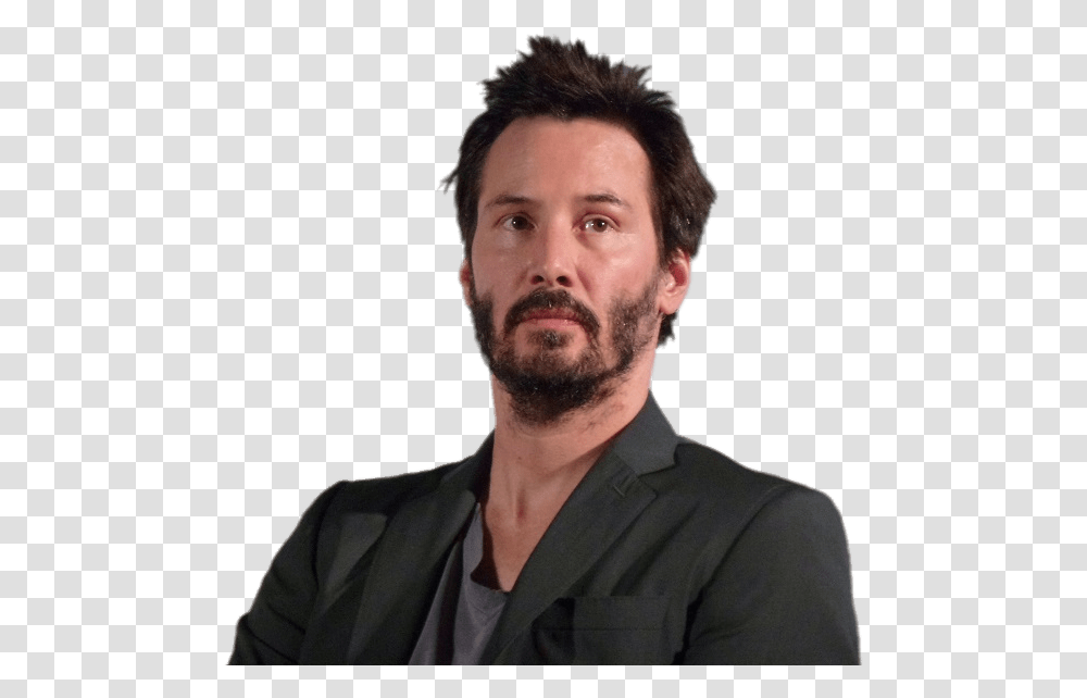 Chris Evans Suit Sticker Keanu Reeves Background, Person, Human, Face, Overcoat Transparent Png