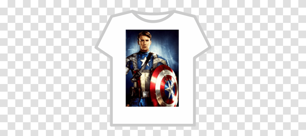 Chris Evanscaptainamerica Roblox Chris Evans Captain America, Person, Clothing, Text, Sleeve Transparent Png