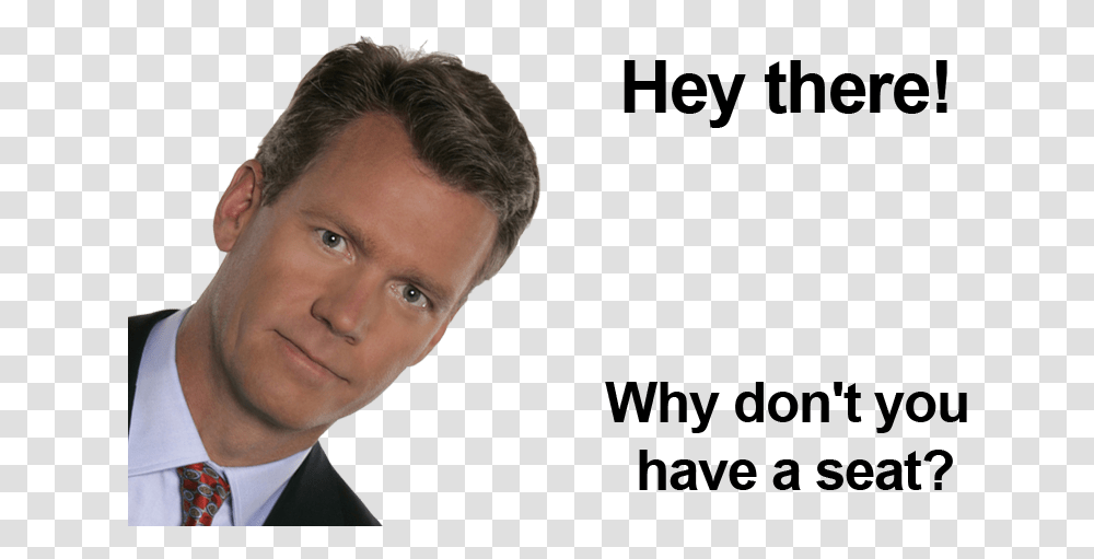 Chris Hansen Hey There Why Don't You Have, Person, Human, Tie, Accessories Transparent Png