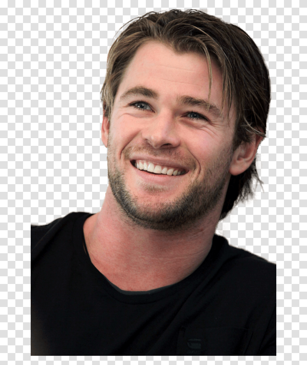 Chris Hemsworth 2 By Flowerbl Chris Hemsworth Thor Smile, Face, Person, Man, Beard Transparent Png