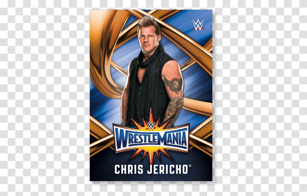 Chris Jericho 2017 Wwe Road To Wrestlemania Wrestlemania Triple H 2017 Wallpaper Hd, Person, Human, Skin, Tattoo Transparent Png