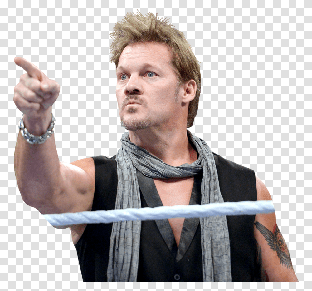 Chris Jericho Image, Person, Human, Skin, Finger Transparent Png