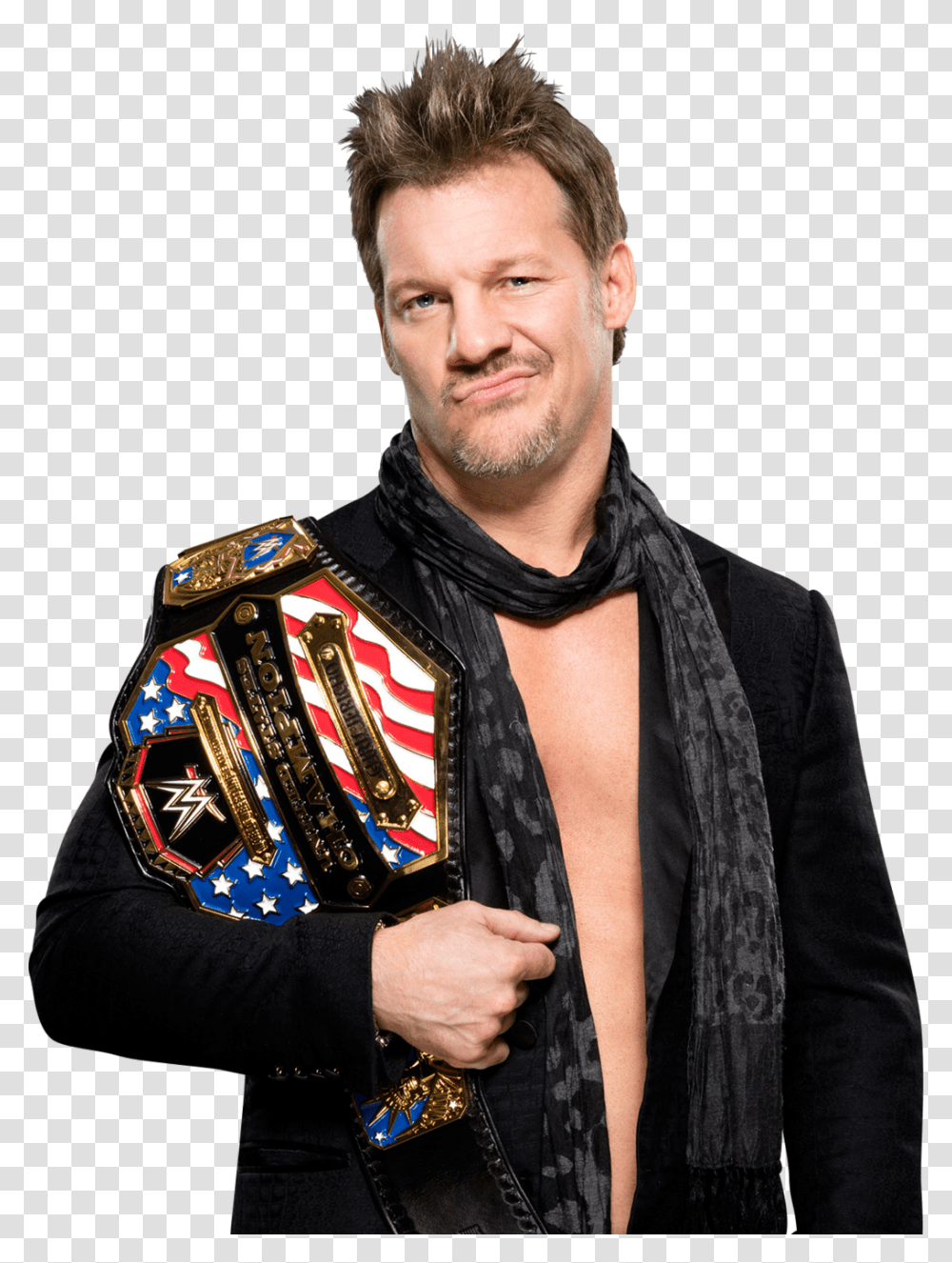 Chris Jericho United States Champion, Person, Logo Transparent Png