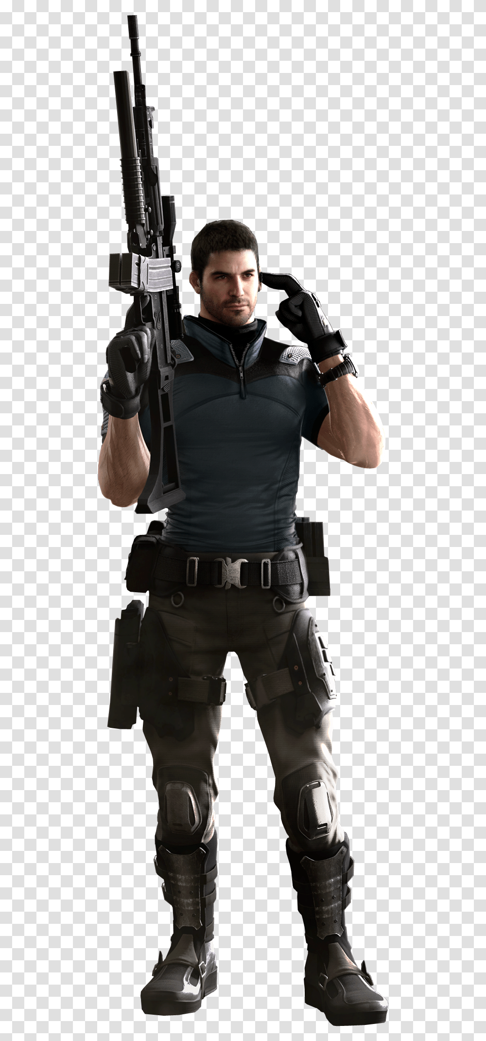 Chris Redfield, Person, Military Uniform, Sport, Police Transparent Png