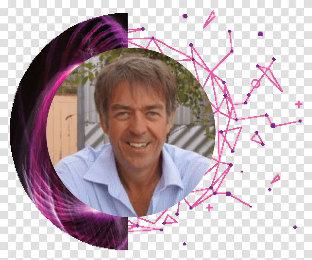 Chris Sounness, Face, Person, Purple, Sphere Transparent Png