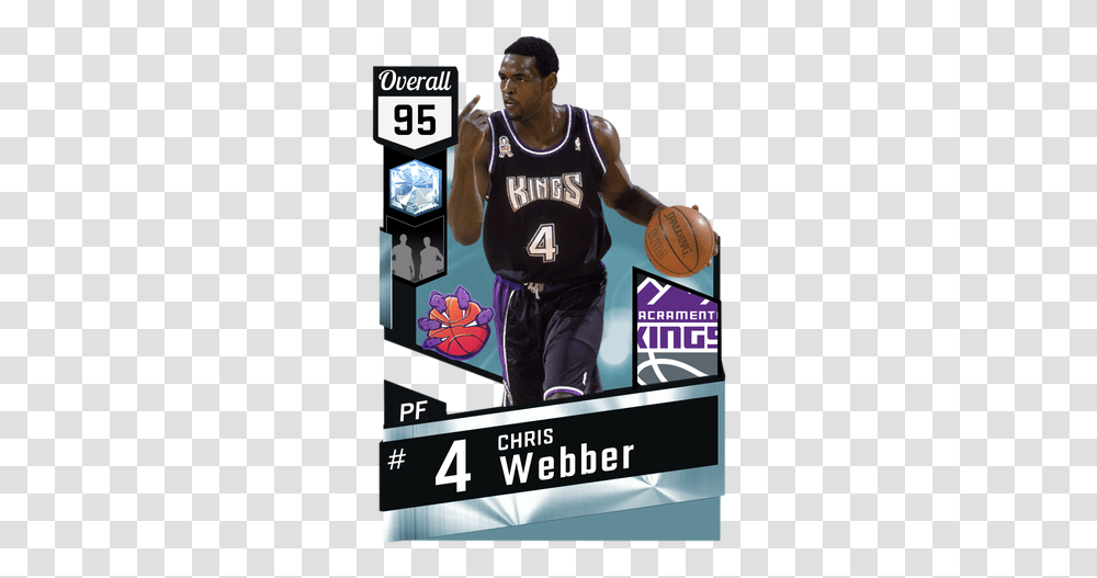 Chris Webber Nba Players Cards, Person, Human, People, Advertisement Transparent Png