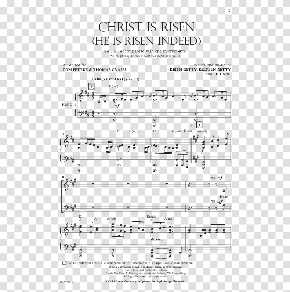 Christ Is Risen Music Book, Sheet Music, Menu, Text Transparent Png