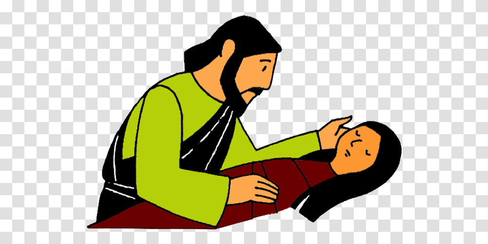 Christ The Healer Clipart Jpg Library Jesus Healing Jesus Healing The Sick Clipart, Person, Hug, Kneeling Transparent Png