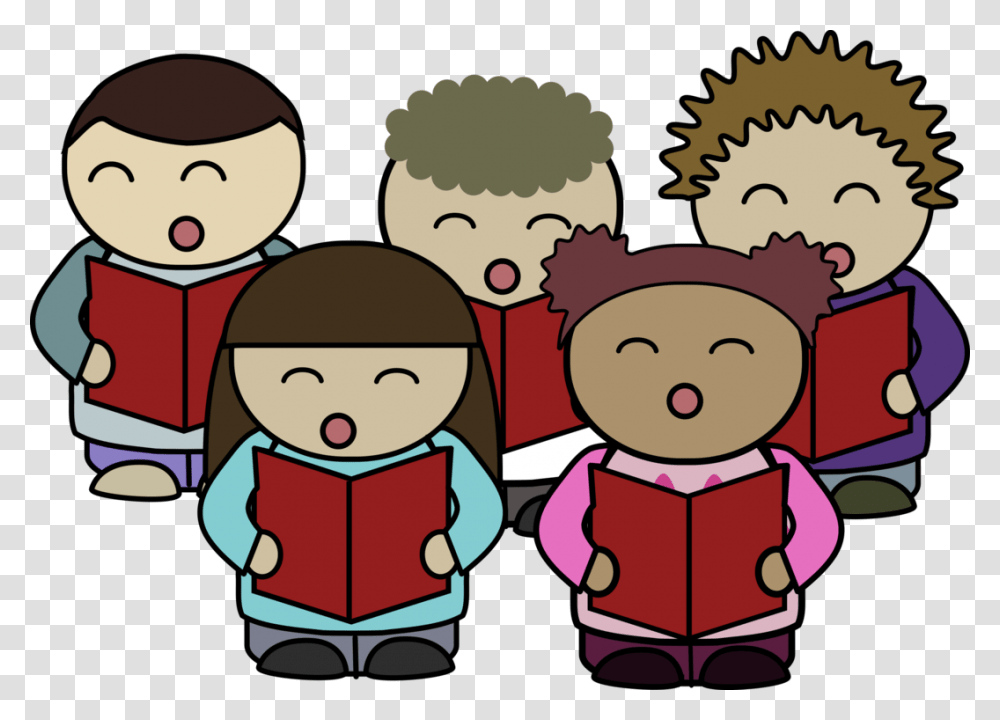 Christian Clip Art Childrens Choir Singing, Outdoors, Drawing, Nature Transparent Png