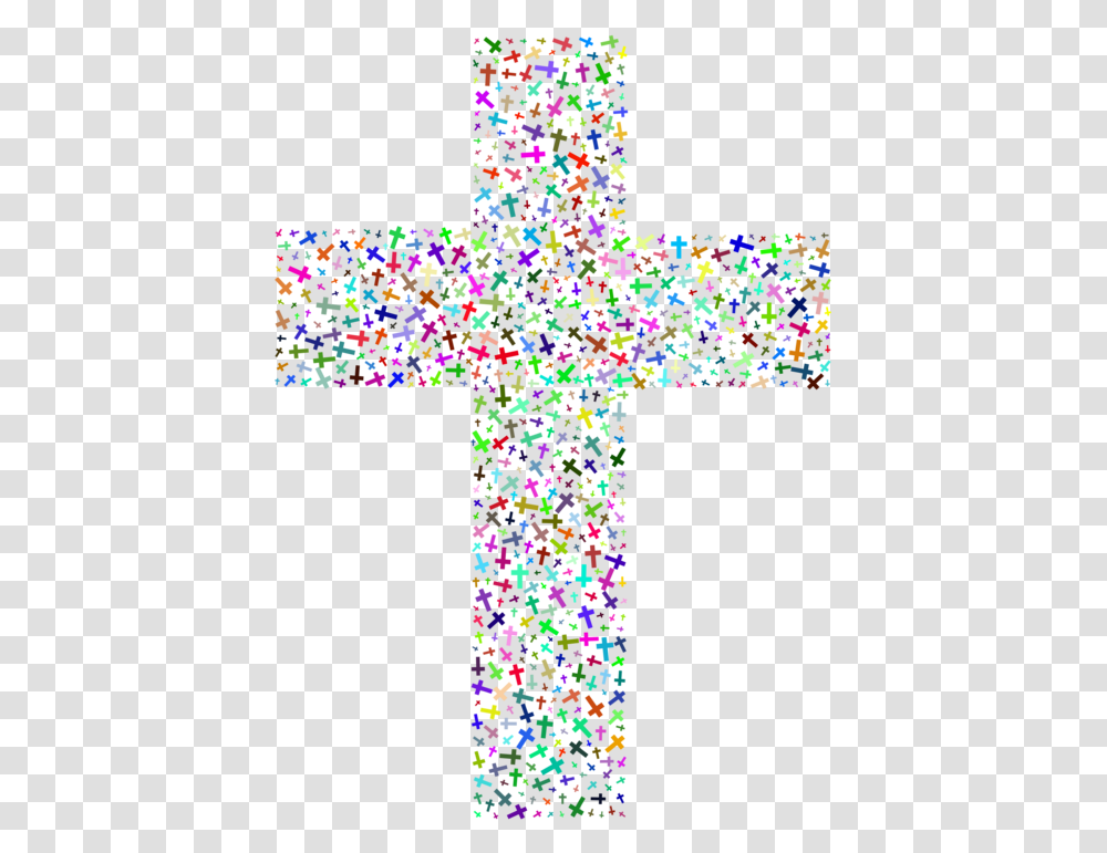 Christian Cross Crucifix Computer Icons Colorful Cross Background, Symbol, Light Transparent Png