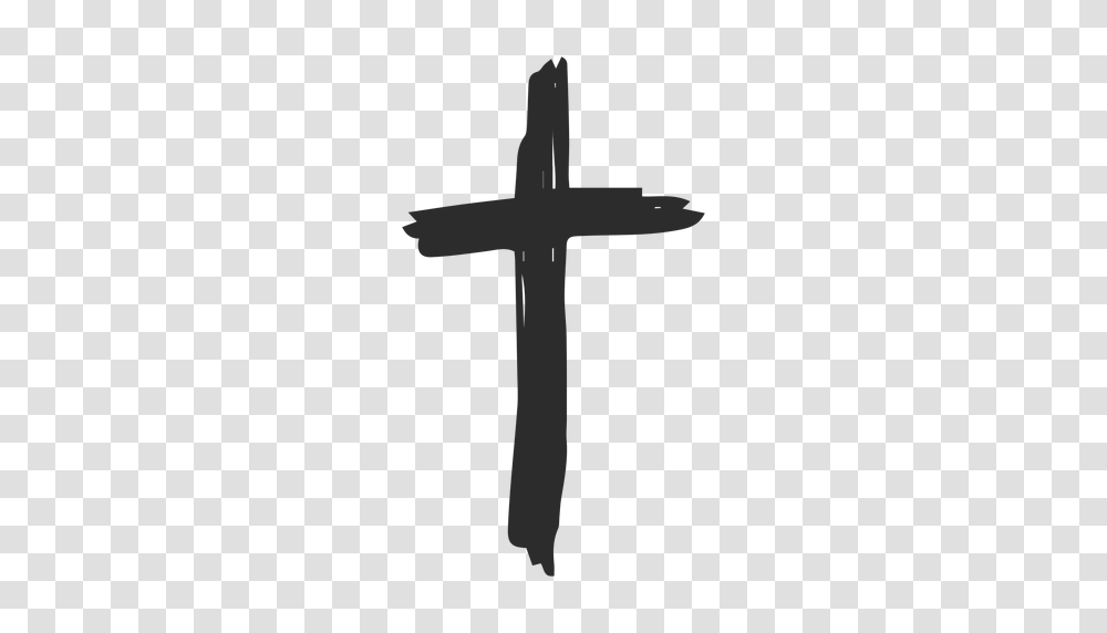 Christian Cross Doodle, Crucifix Transparent Png