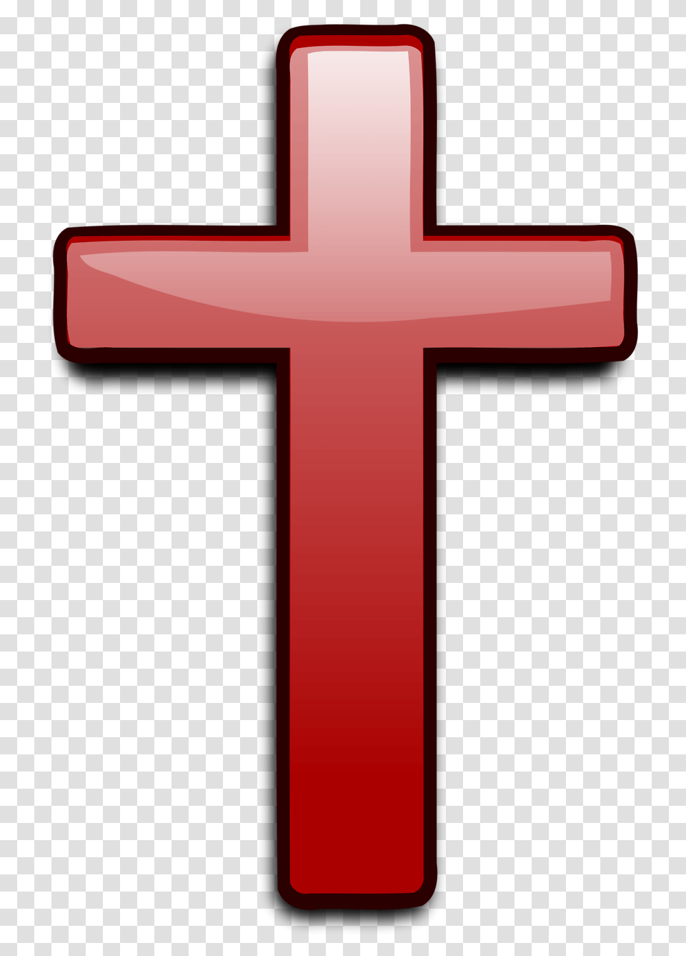 Christian Cross File Holy Cross In Red, Crucifix, First Aid Transparent Png